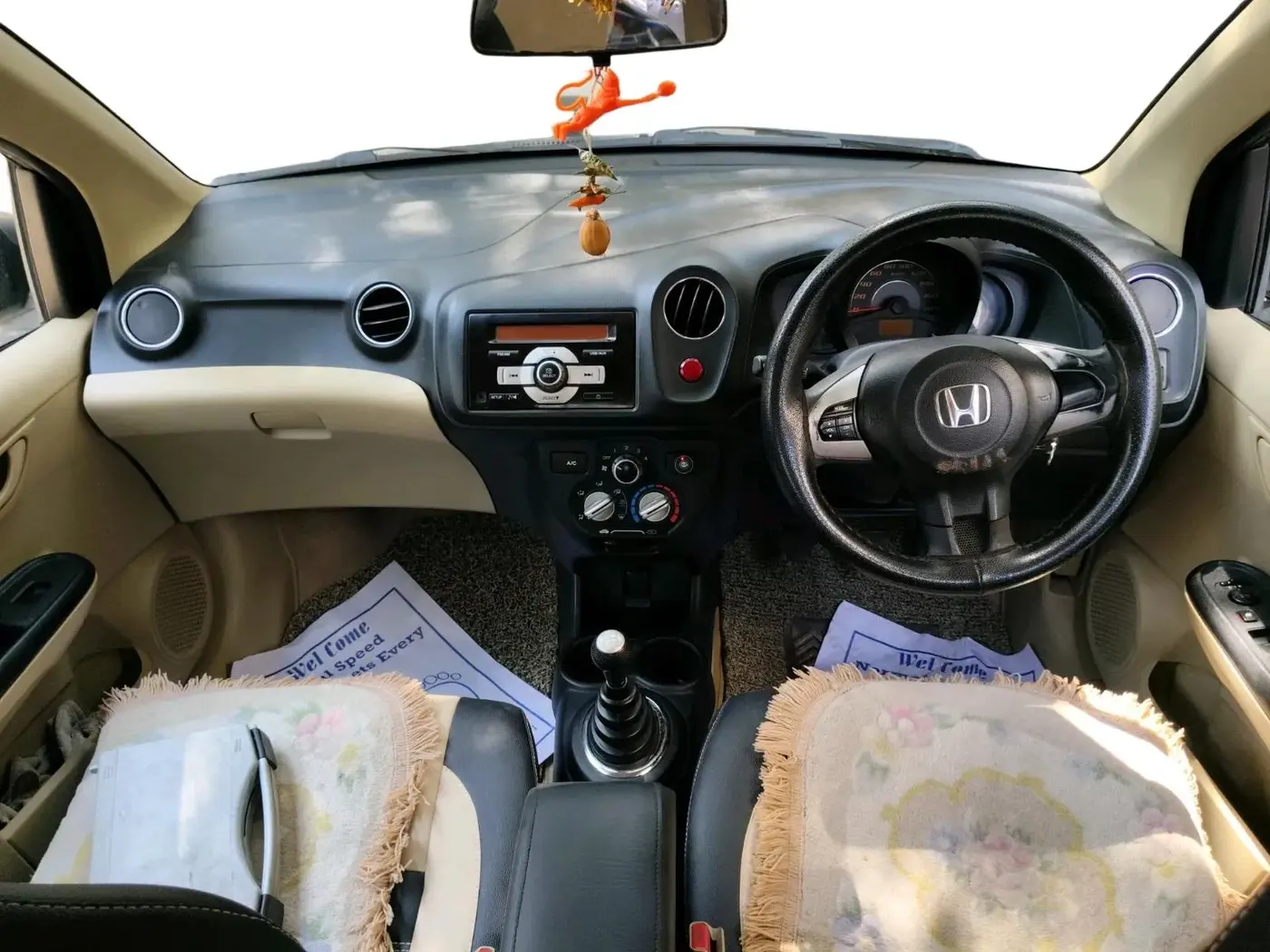 2014 Honda Amaze 1.2L I-VTEC S, CNG, Manual, 71,529 km, interior