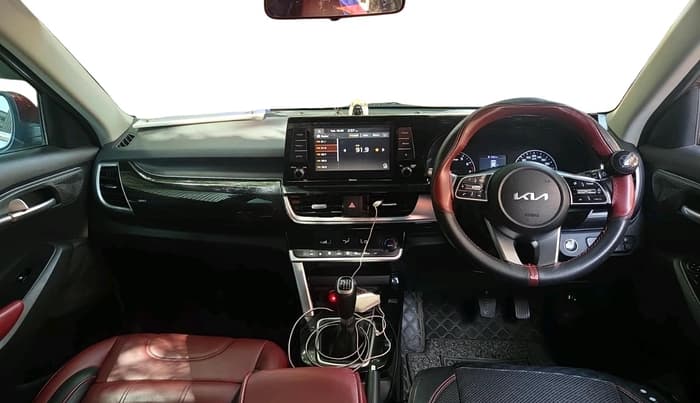 2021 KIA SELTOS HTK PLUS 1.5 IMT, CNG, Manual, 1,27,380 km, interior