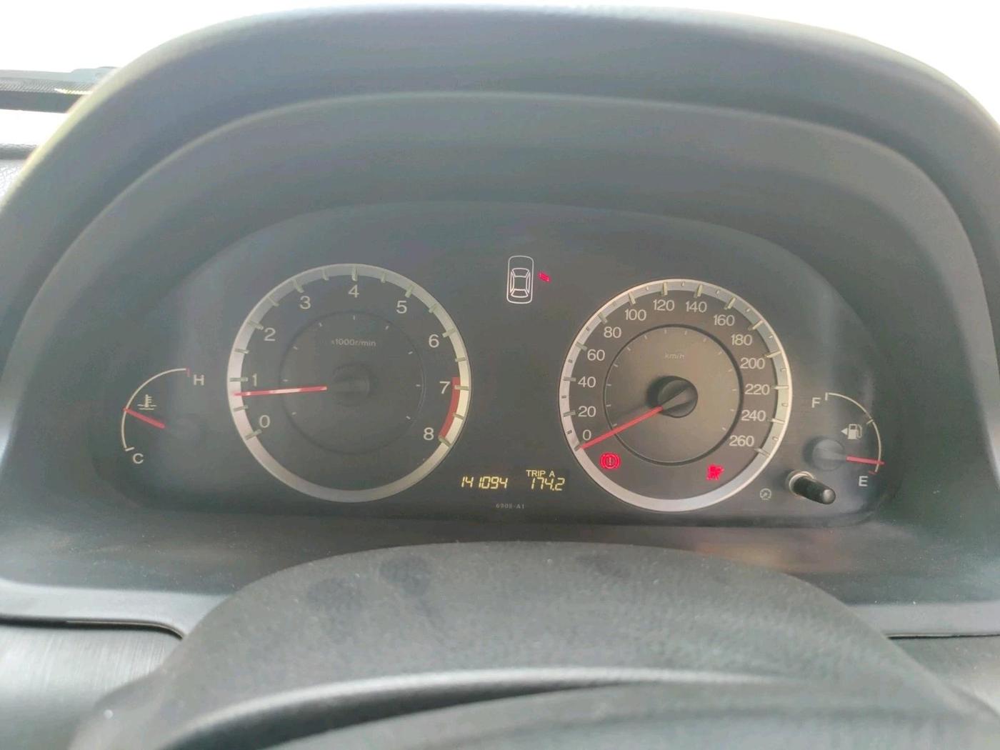 2008 Honda Accord 2.4L I-VTEC MT, CNG, Manual, 1,41,094 km, interior