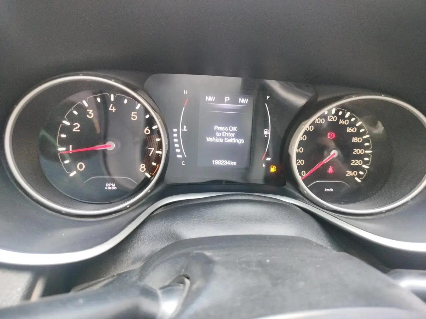 2017 Jeep Compass LIMITED 1.4 PETROL AT, Petrol, Automatic, 1,99,234 km, interior