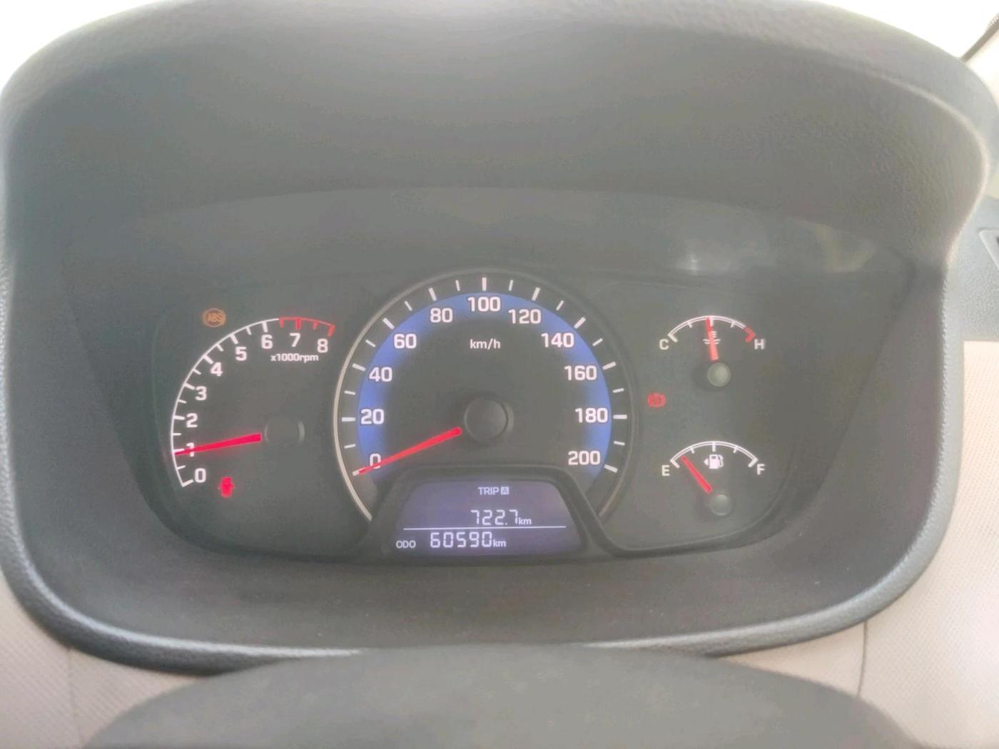 2014 Hyundai Xcent S 1.2, Petrol, Manual, 60,590 km, interior