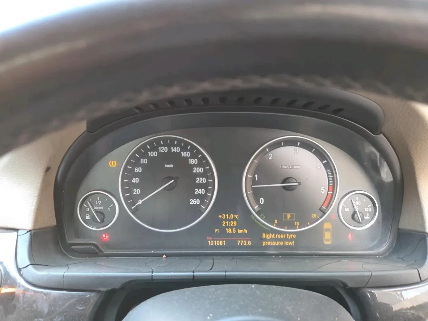 2010 BMW 5 Series 520 D HIGHLINE, Diesel, Automatic, 1,01,081 km, interior
