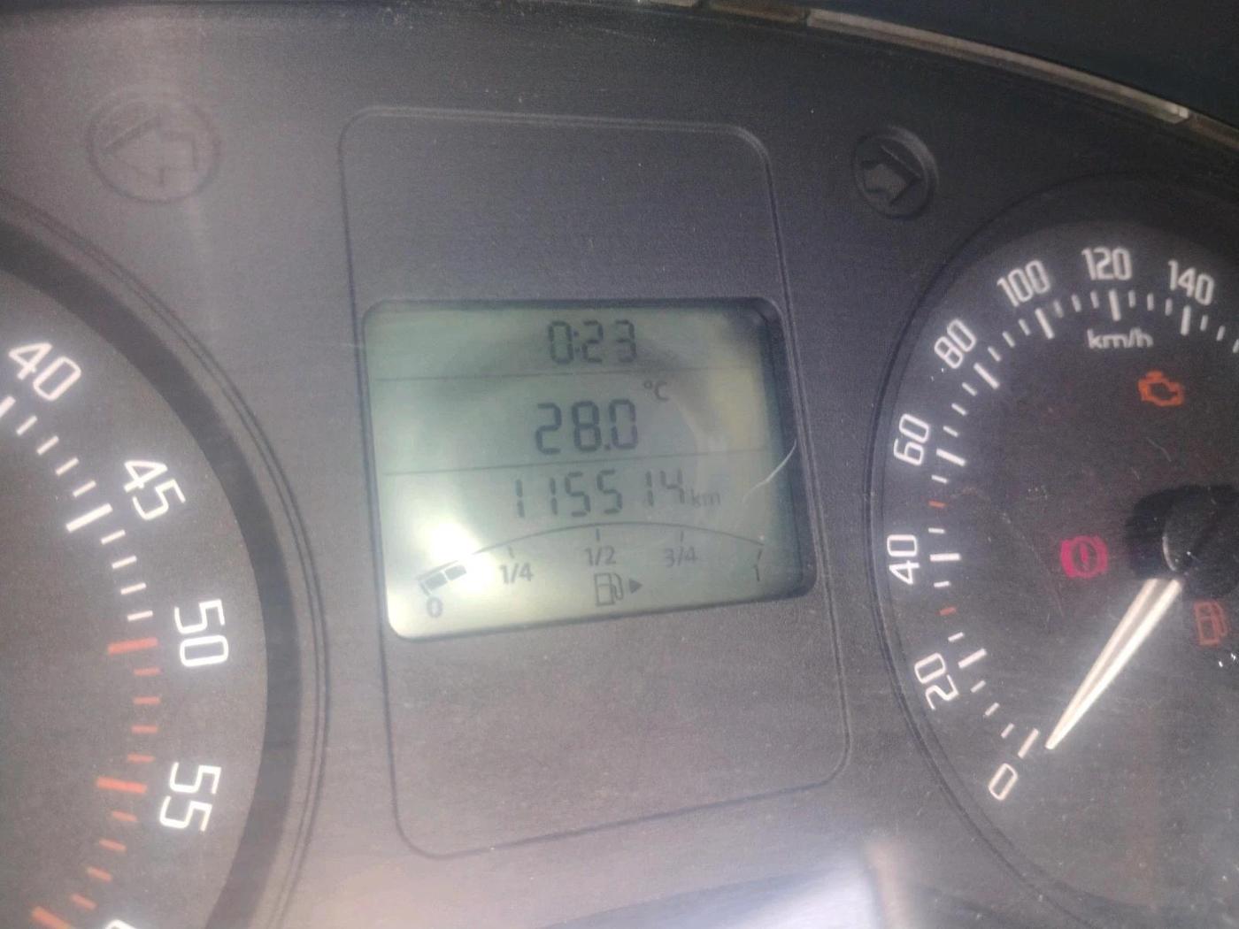 2011 Skoda Fabia AMBIENTE 1.2 TDI, Diesel, Manual, 1,15,514 km, interior