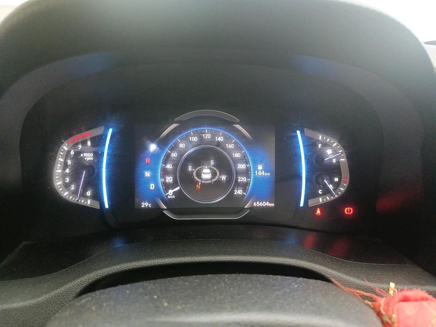 2020 Hyundai Creta SX (O) 1.4 TURBO DCT, Petrol, Automatic, 65,604 km, interior