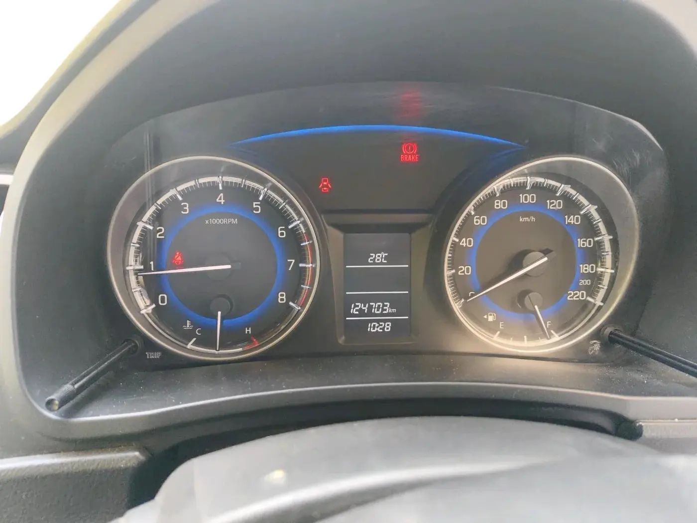 2017 Maruti Baleno DELTA PETROL 1.2, Petrol, Manual, 1,24,703 km, interior