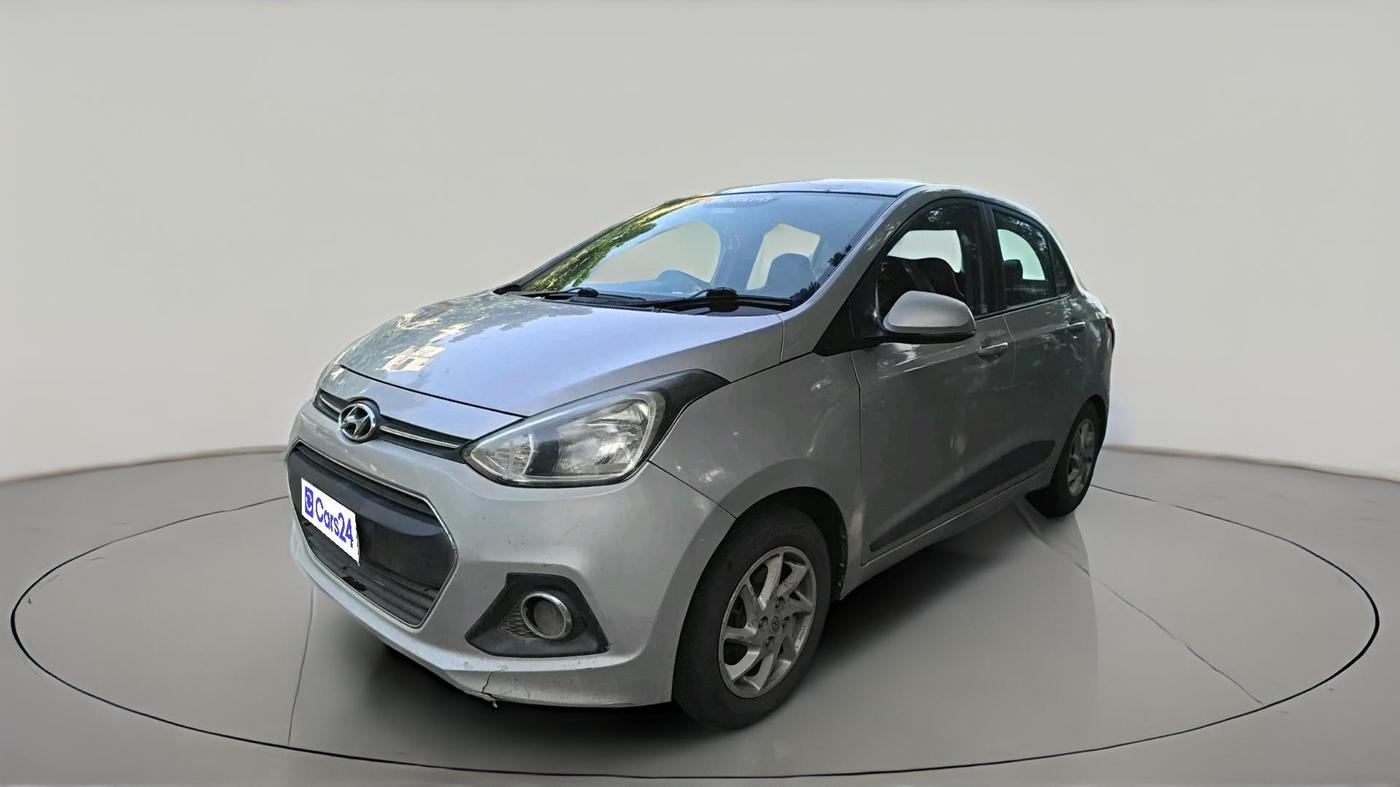 2014 Hyundai Xcent S 1.2, CNG, Manual, 1,82,744 km, exterior