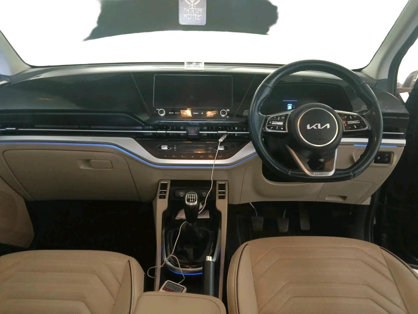 2022 KIA CARENS LUXURY 1.4 PETROL 7 STR, Petrol, Manual, 76,858 km, interior