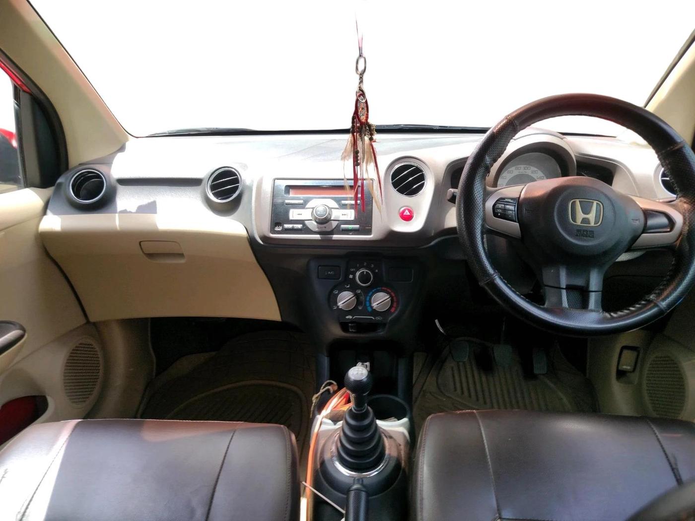 2012 Honda Brio S MT, Petrol, Manual, 69,855 km, interior