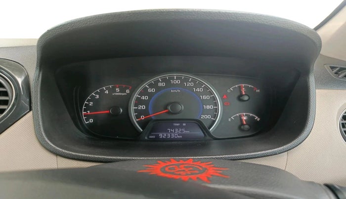 2017 Hyundai Grand i10 MAGNA U2 1.2 CRDI, Diesel, Manual, 92,330 km, interior