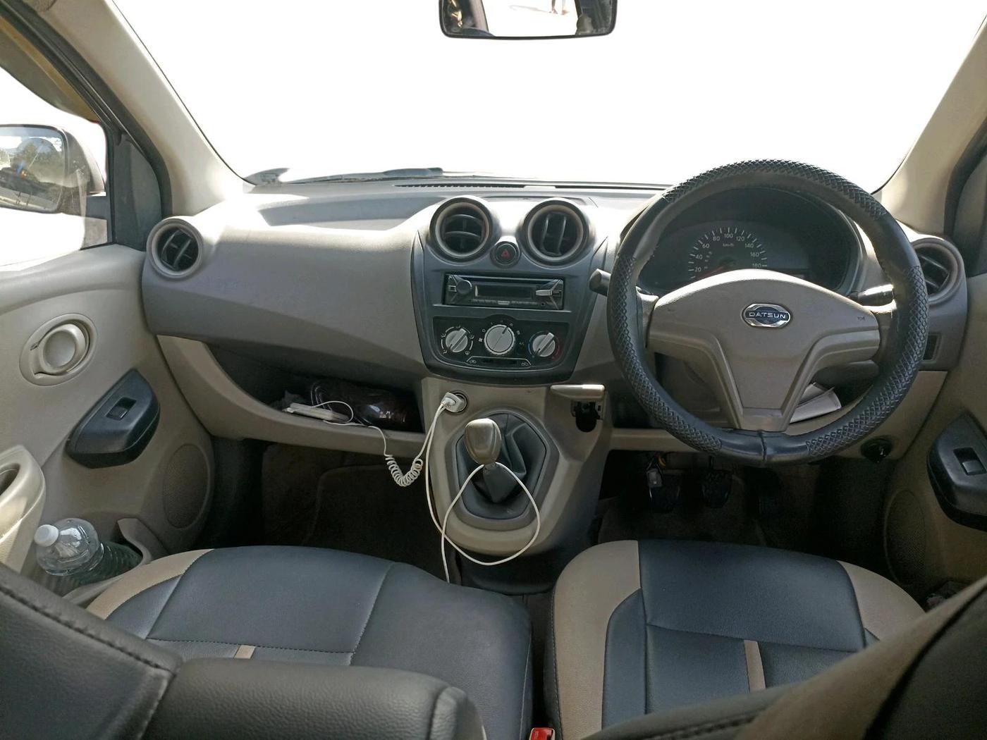 2016 Datsun Go T, CNG, Manual, 87,623 km, interior