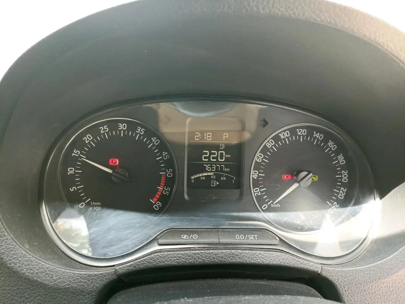 2017 Skoda Rapid STYLE 1.5 TDI AT, Diesel, Automatic, 76,377 km, interior