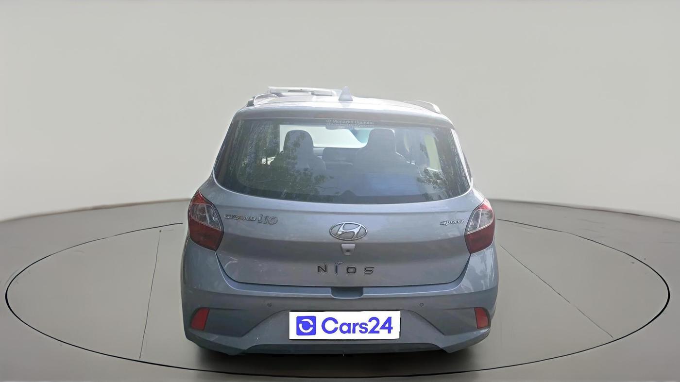 2021 Hyundai GRAND I10 NIOS SPORTZ AMT 1.2 KAPPA VTVT, CNG, Automatic, 1,37,747 km, exterior
