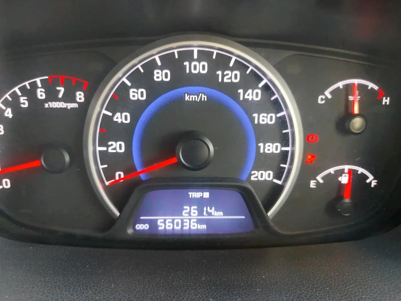 2018 Hyundai Grand i10 SPORTZ 1.2 KAPPA VTVT, Petrol, Manual, 56,036 km, interior
