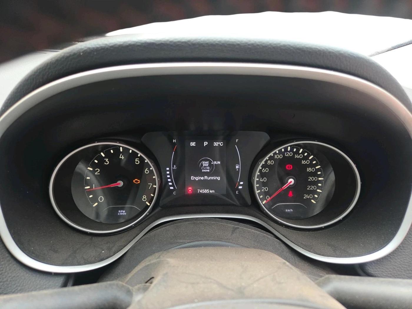 2017 Jeep Compass LIMITED (O) 1.4 PETROL AT, Petrol, Automatic, 74,585 km, interior