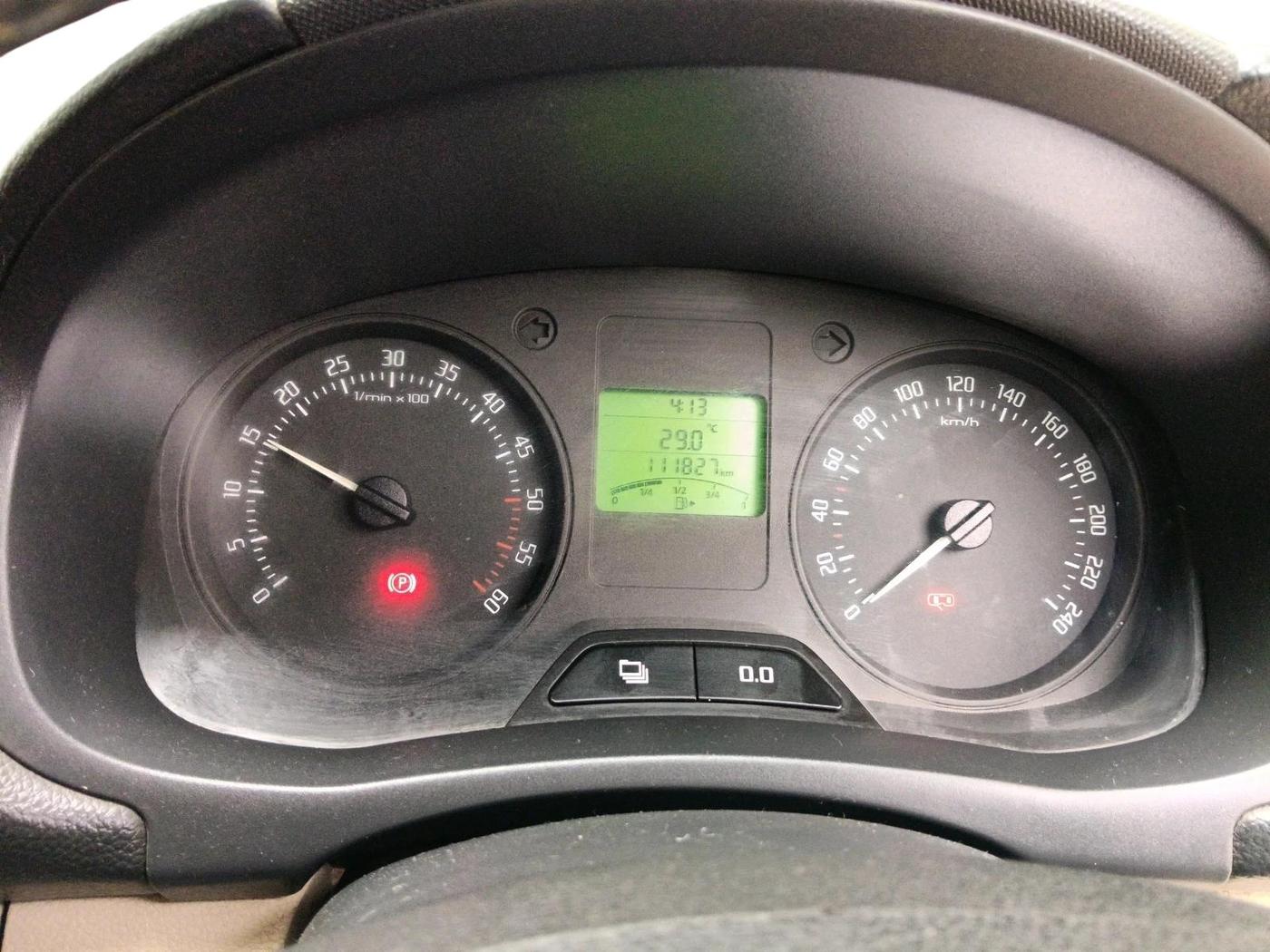 2012 Skoda Fabia SCOUT 1.2 TDI, Diesel, Manual, 1,11,827 km, interior