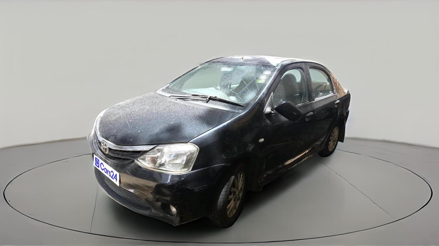 2011 Toyota Etios G, CNG, Manual, 1,22,581 km, exterior