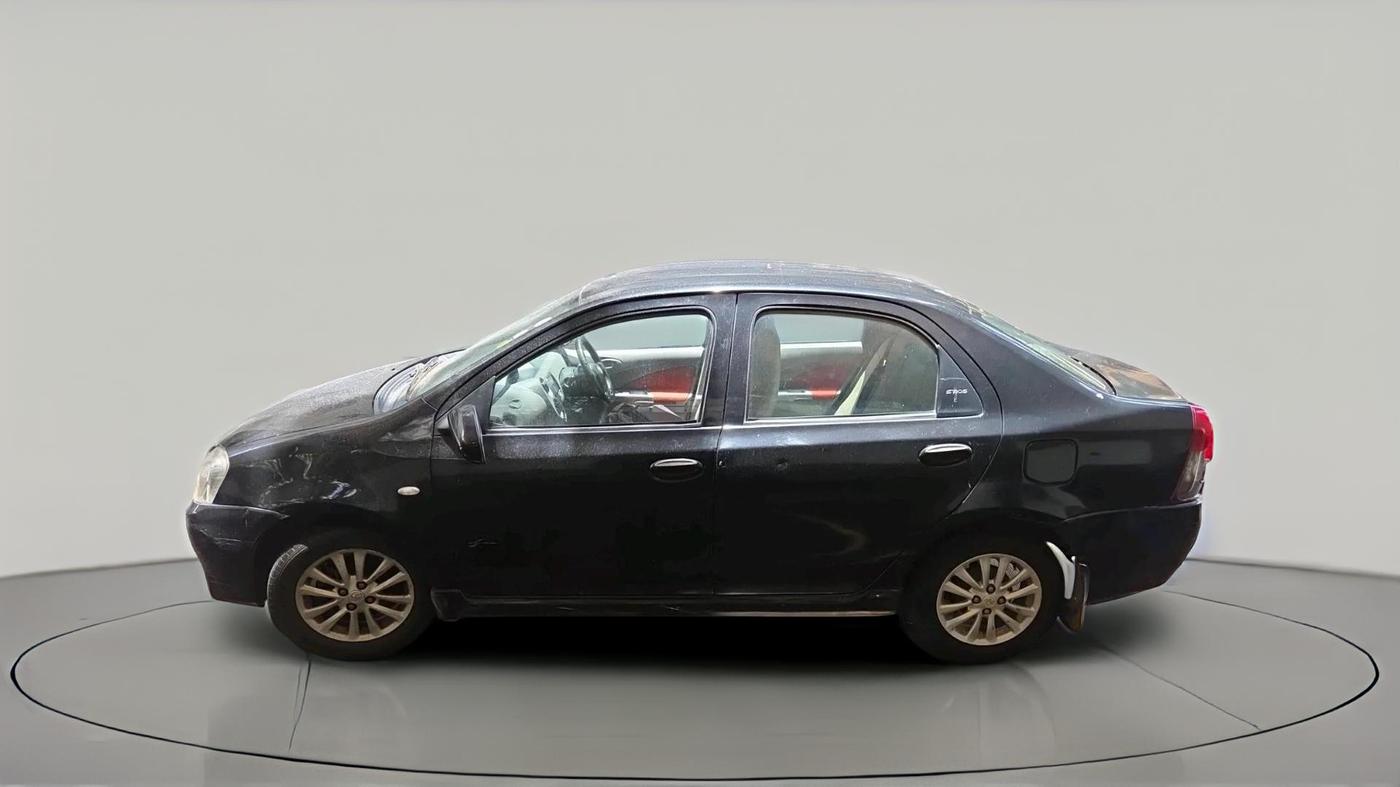 2011 Toyota Etios G, CNG, Manual, 1,22,581 km, exterior