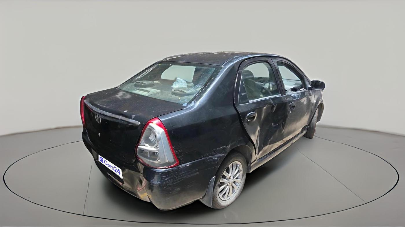 2011 Toyota Etios G, CNG, Manual, 1,22,581 km, exterior