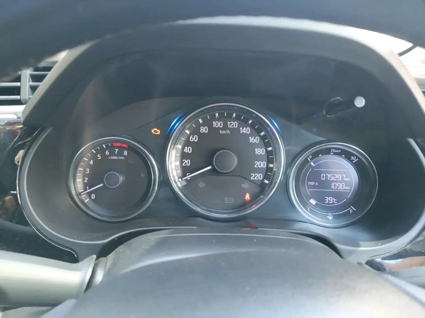 2021 Honda City 1.5L I-VTEC V MT 4TH GEN, CNG, Manual, 75,297 km, interior