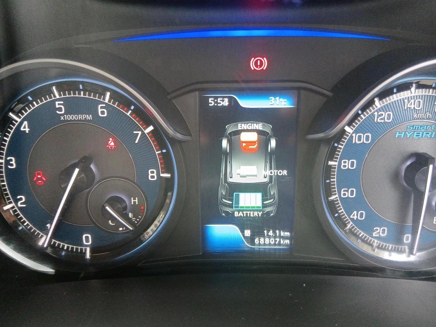 2021 Maruti XL6 ALPHA MT, CNG, Manual, 68,807 km, interior