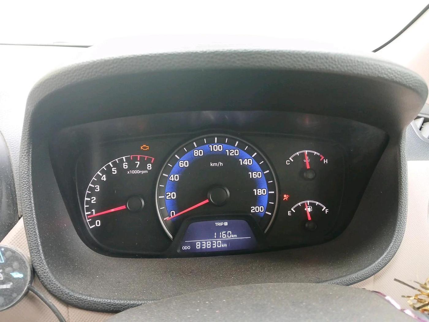 2018 Hyundai Xcent SX 1.2, CNG, Manual, 83,830 km, interior