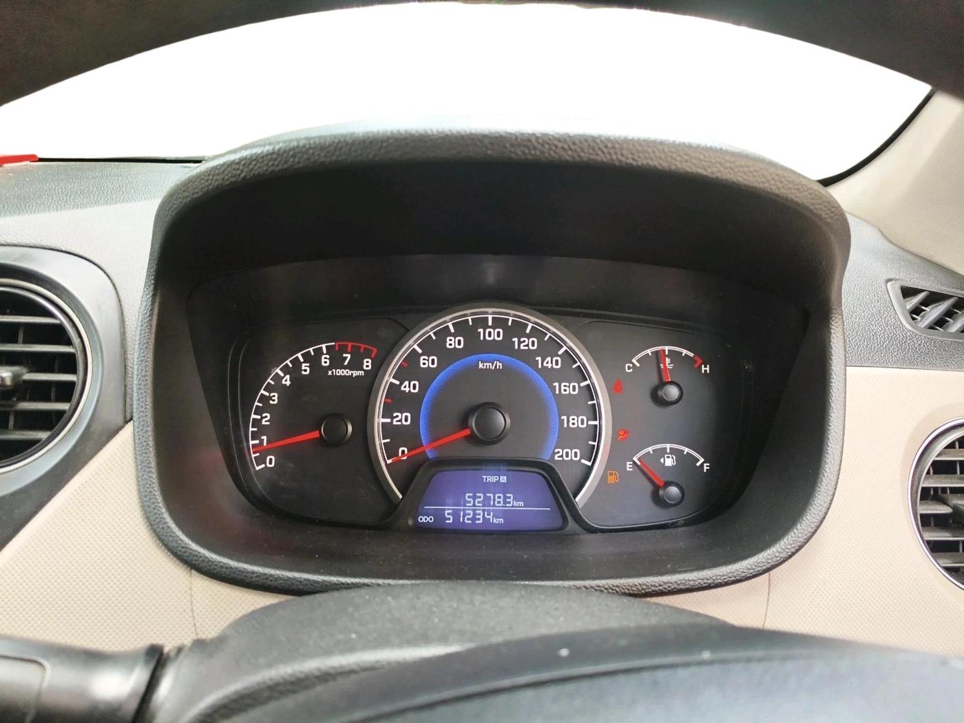 2017 Hyundai Grand i10 MAGNA 1.2 KAPPA VTVT, Petrol, Manual, 51,234 km, interior