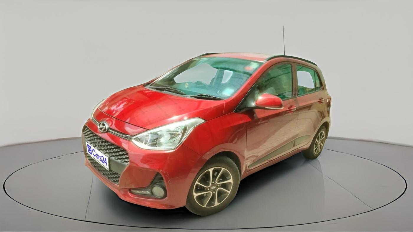 2017 Hyundai Grand i10 SPORTZ (O) AT 1.2 KAPPA VTVT, Petrol, Automatic, 73,532 km, exterior