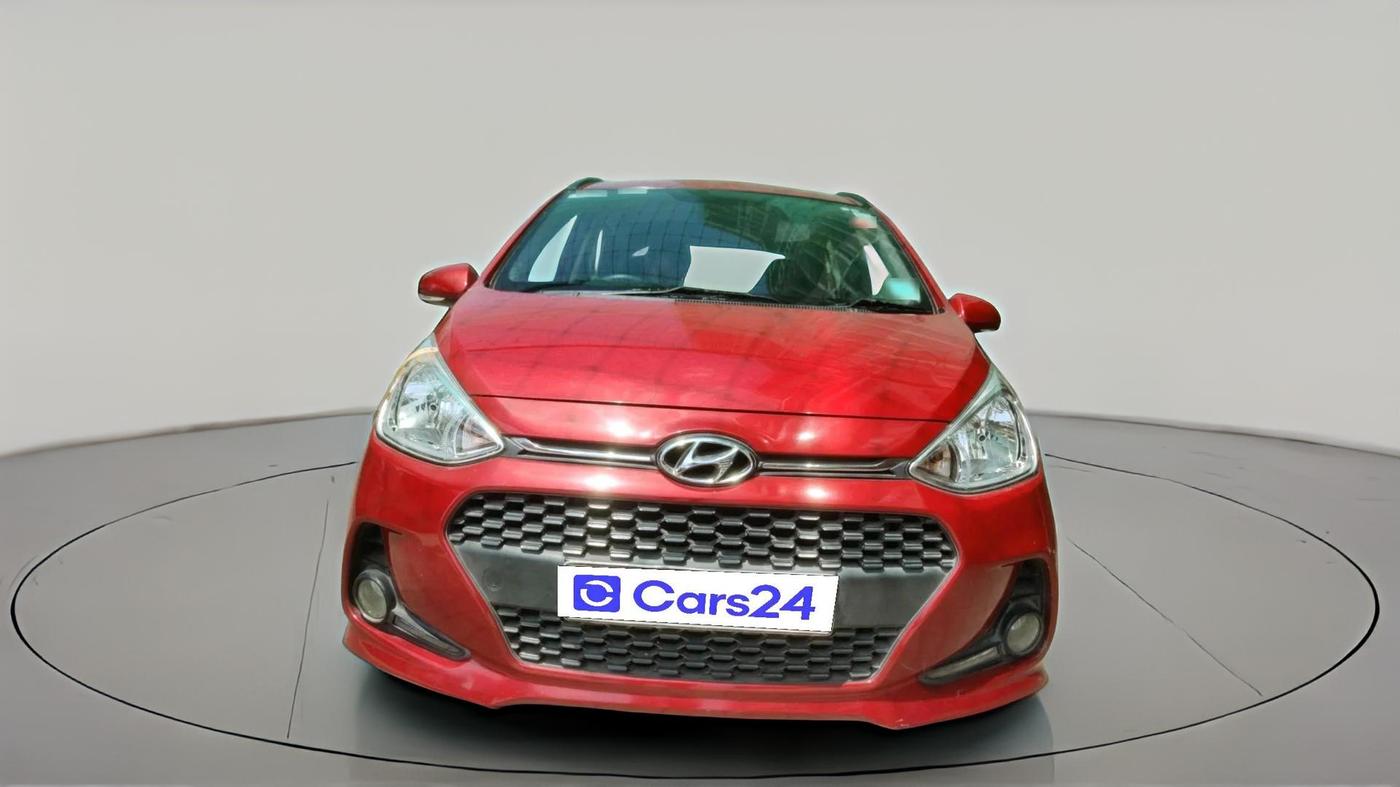 2017 Hyundai Grand i10 SPORTZ (O) AT 1.2 KAPPA VTVT, Petrol, Automatic, 73,532 km, exterior