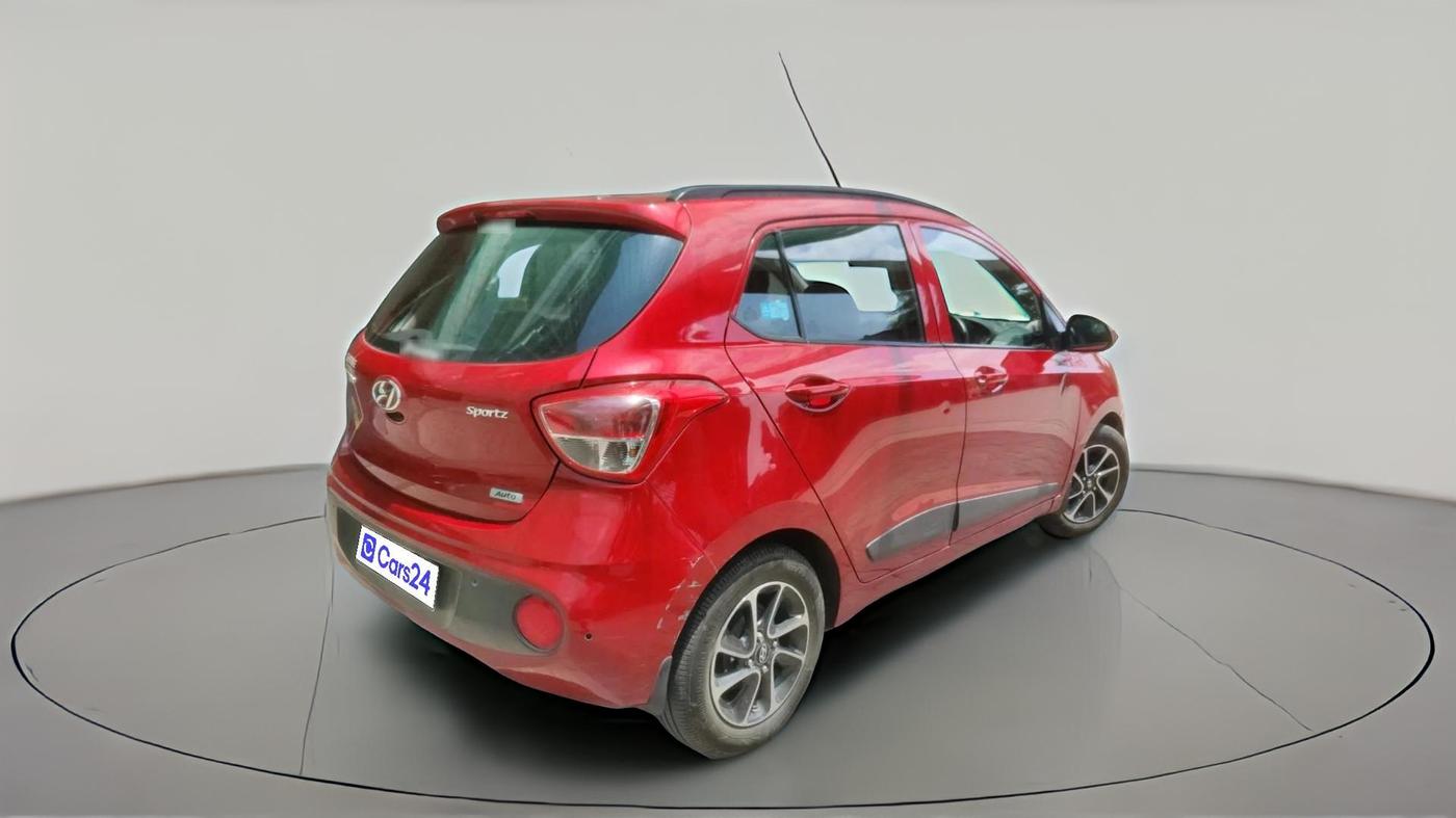 2017 Hyundai Grand i10 SPORTZ (O) AT 1.2 KAPPA VTVT, Petrol, Automatic, 73,532 km, exterior