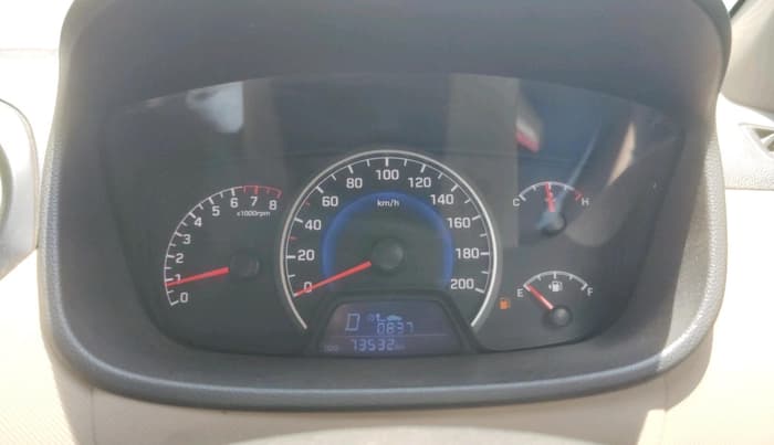 2017 Hyundai Grand i10 SPORTZ (O) AT 1.2 KAPPA VTVT, Petrol, Automatic, 73,532 km, interior