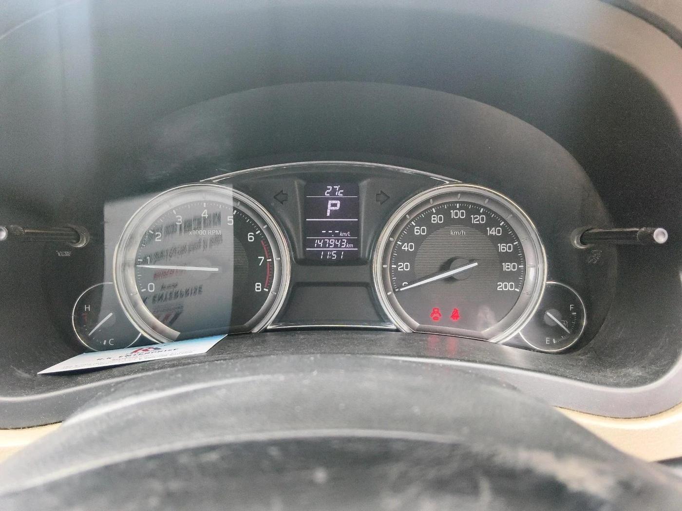 2017 Maruti Ciaz ALPHA  AT 1.4  PETROL, Petrol, Automatic, 1,47,943 km, interior