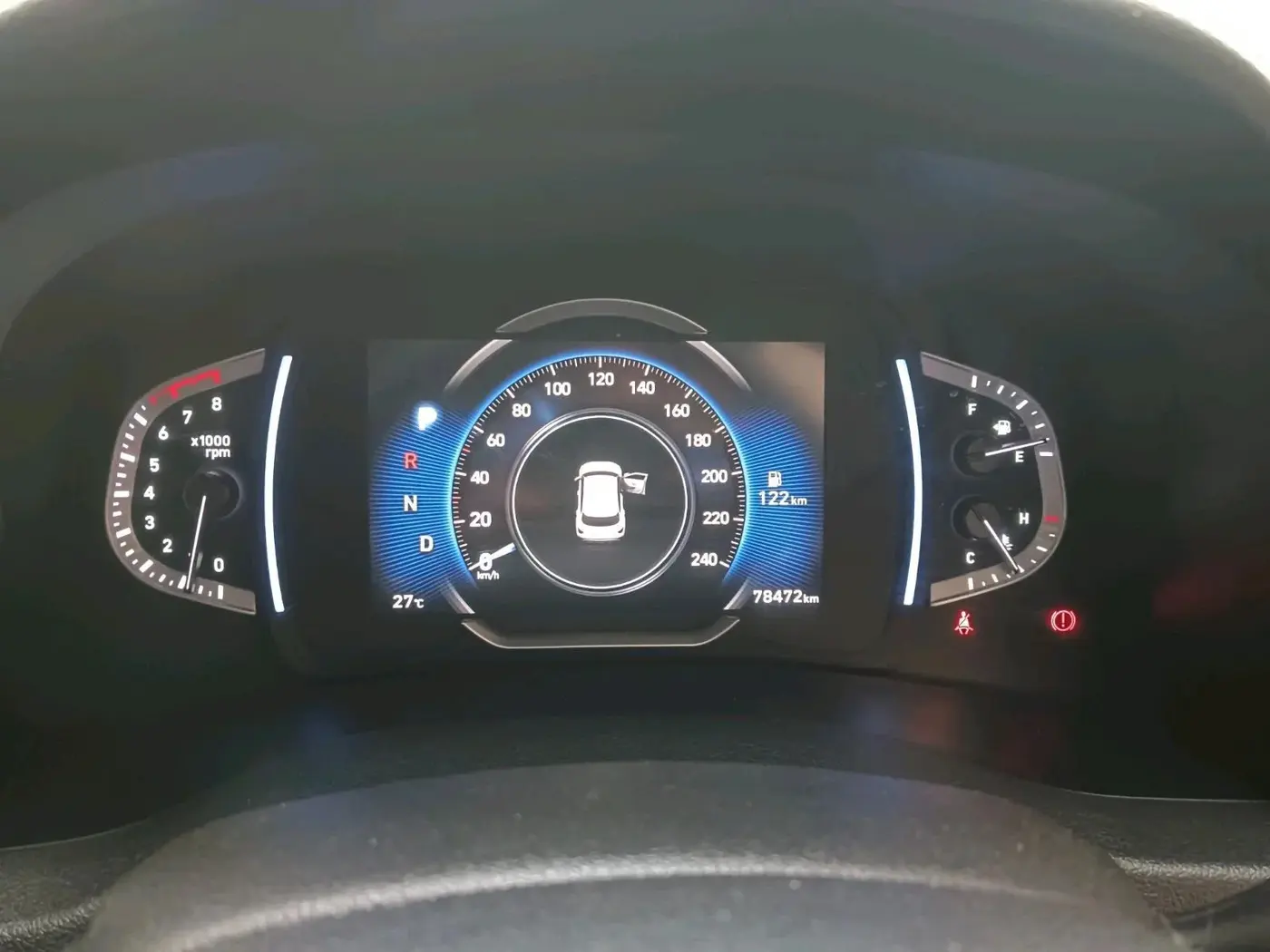 2022 Hyundai Creta SX (O) 1.4 TURBO DCT, Petrol, Automatic, 78,472 km, interior