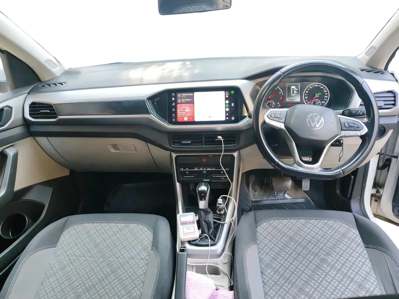 2022 Volkswagen TAIGUN HIGHLINE 1.0 TSI AT, Petrol, Automatic, 53,715 km, interior
