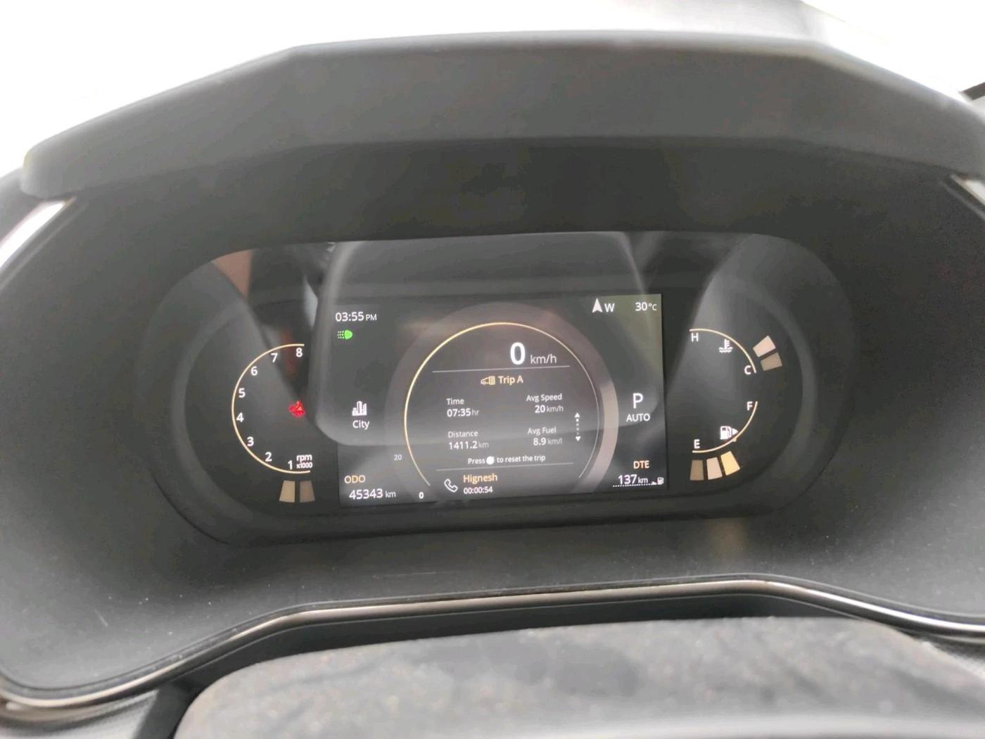2023 Tata Harrier XZA PLUS 2.0L DARK EDITION, Diesel, Automatic, 45,343 km, interior