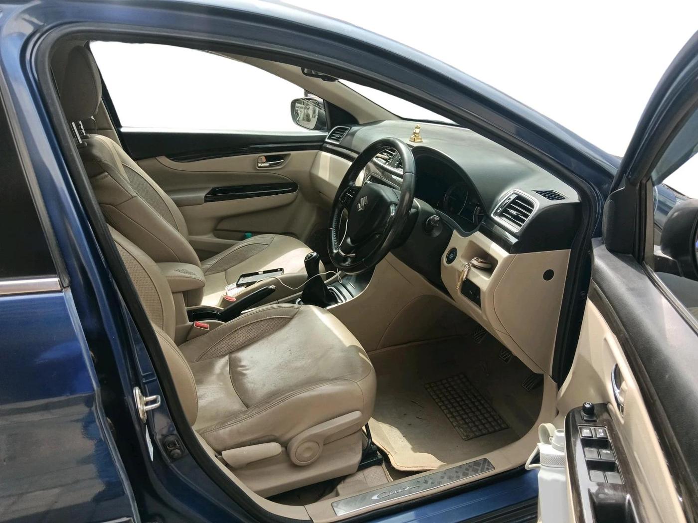 2017 Maruti Ciaz ALPHA 1.4 PETROL, Petrol, Manual, 1,32,734 km, interior