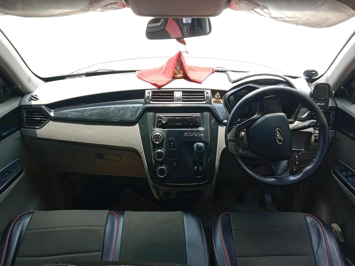 2017 Mahindra Kuv100 K4 D 6 STR, Diesel, Manual, 1,65,982 km, interior