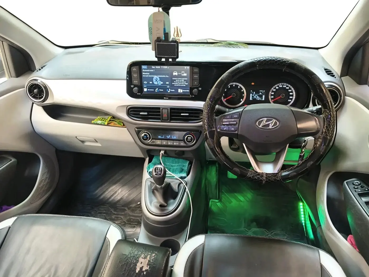 2022 Hyundai GRAND I10 NIOS SPORTZ 1.2 KAPPA VTVT CNG, CNG, Manual, 74,387 km, interior