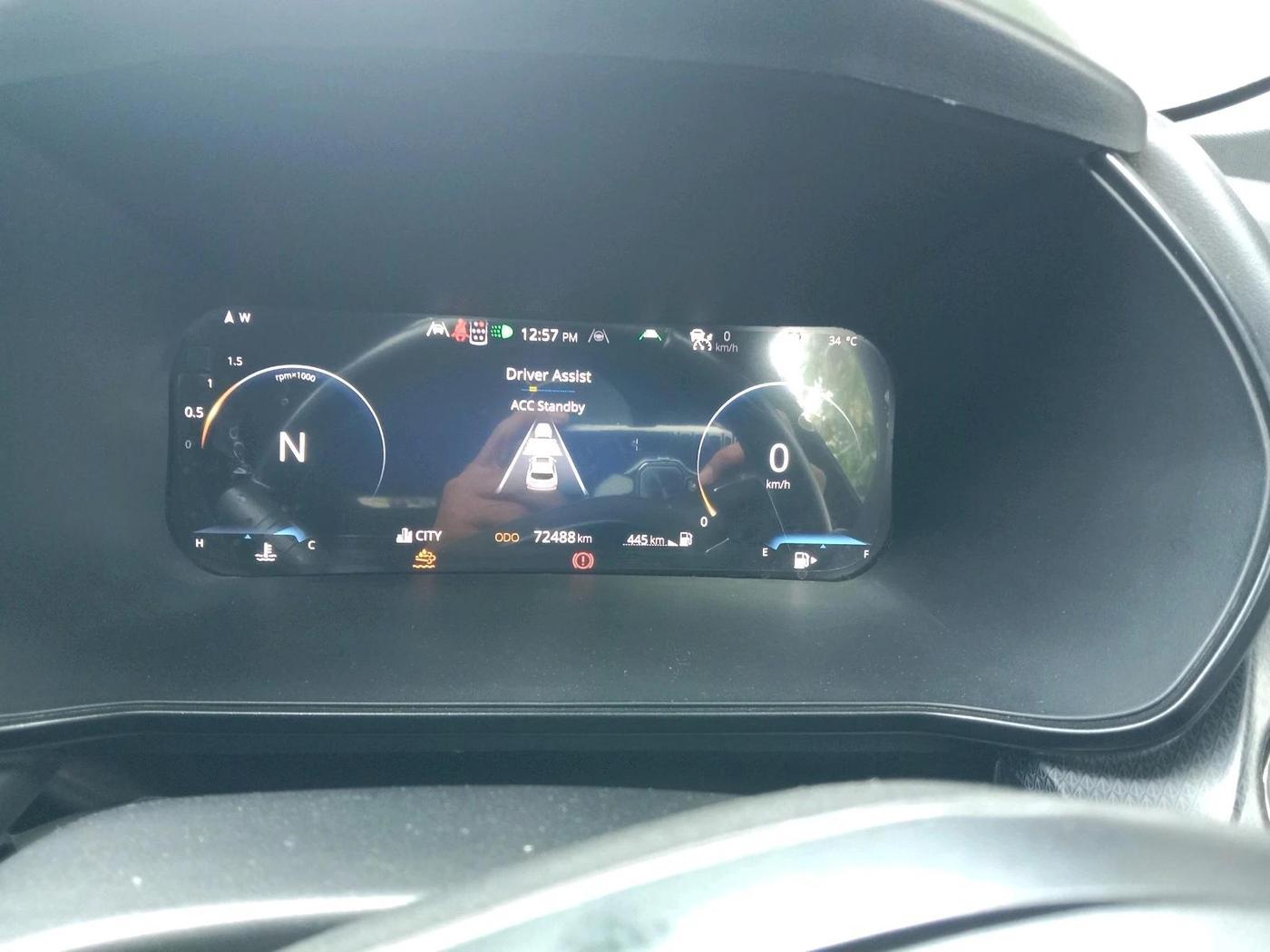 2024 Tata Safari ACCOMPLISHED DARK EDITION AT, Diesel, Automatic, 72,488 km, interior
