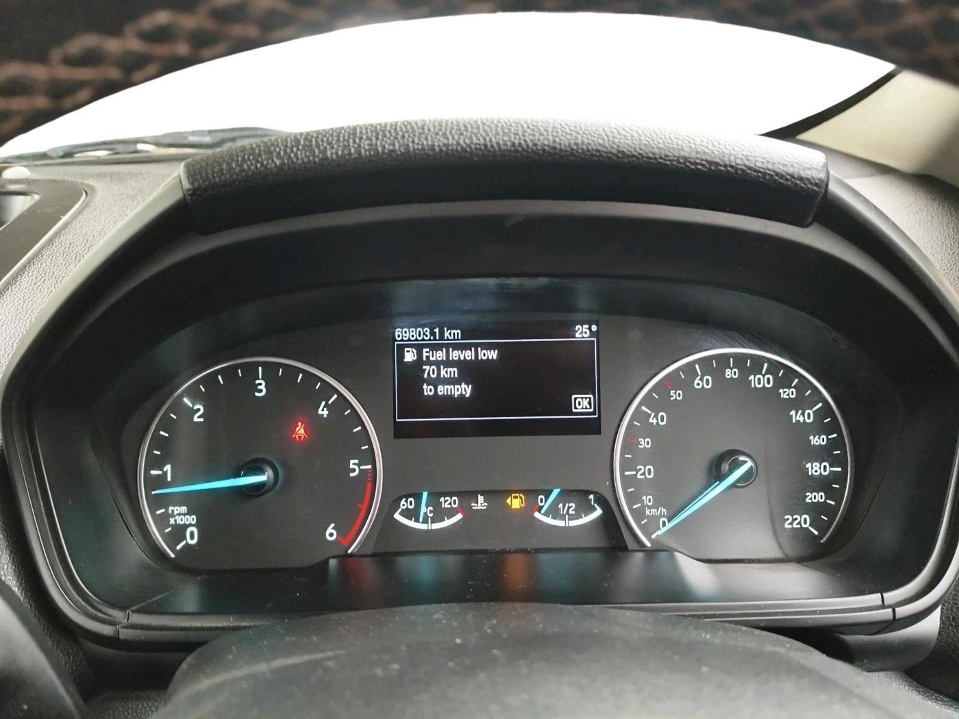 2020 Ford Ecosport TITANIUM 1.5L THUNDER EDTION DIESEL, Diesel, Manual, 69,803 km, interior