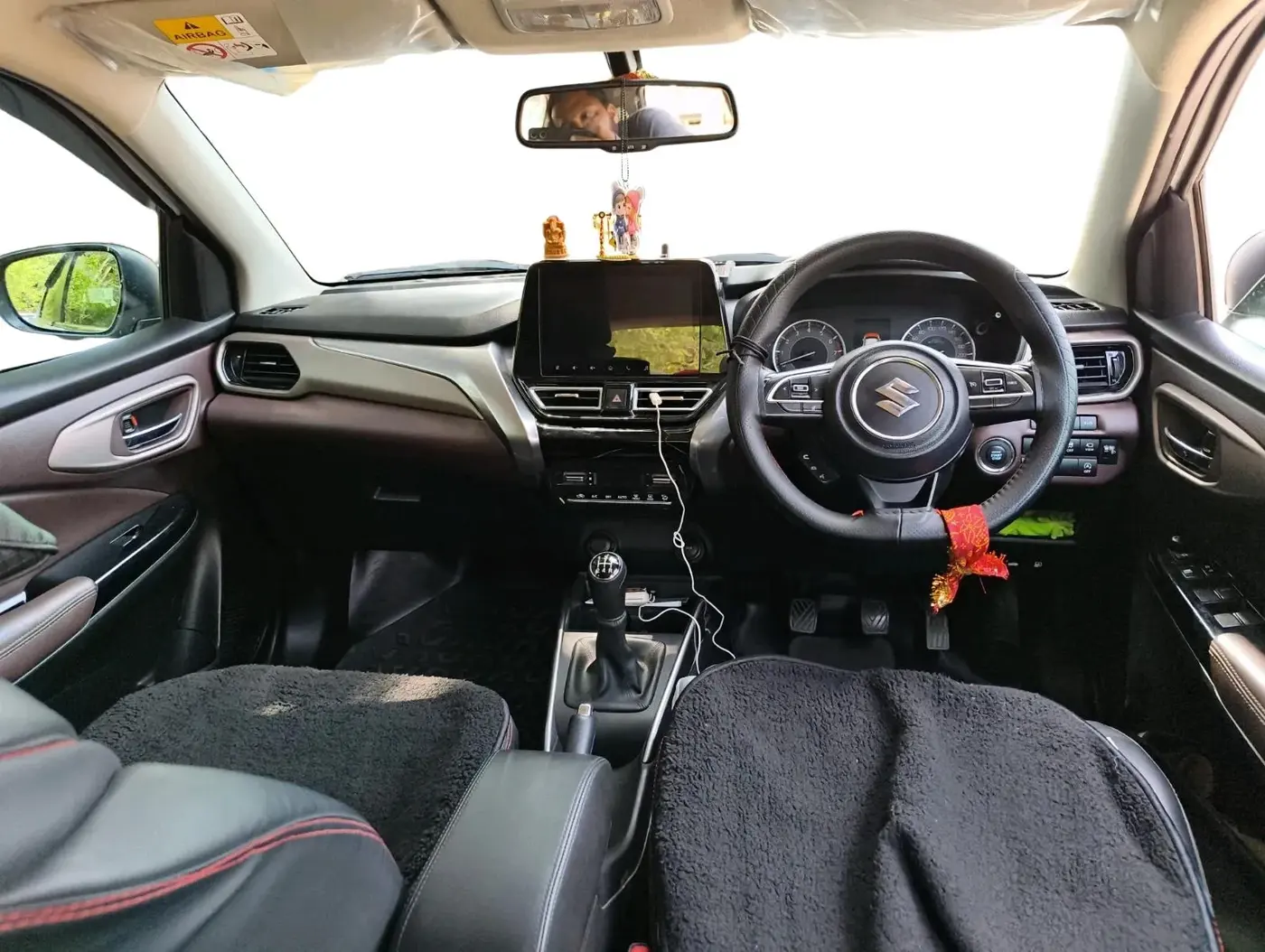 2023 Maruti FRONX ALPHA 1.0 TURBO MT, Petrol, Manual, 53,577 km, interior