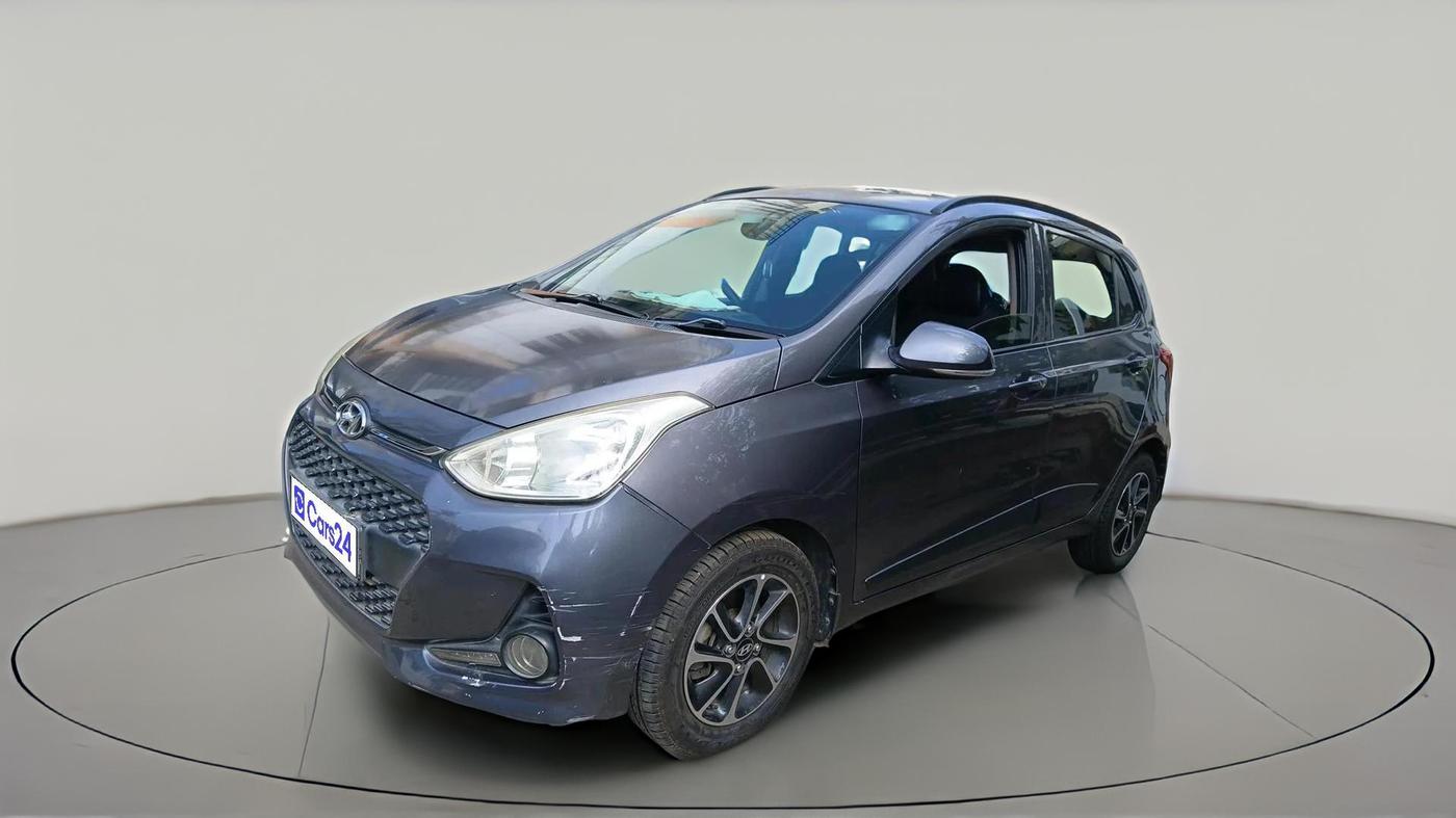 2017 Hyundai Grand i10 SPORTZ (O) AT 1.2 KAPPA VTVT, Petrol, Automatic, 45,901 km, exterior