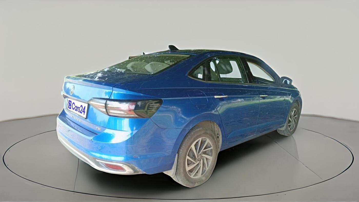 2022 Volkswagen VIRTUS TOPLINE TSI 1.0 AT, Petrol, Automatic, 63,693 km, exterior