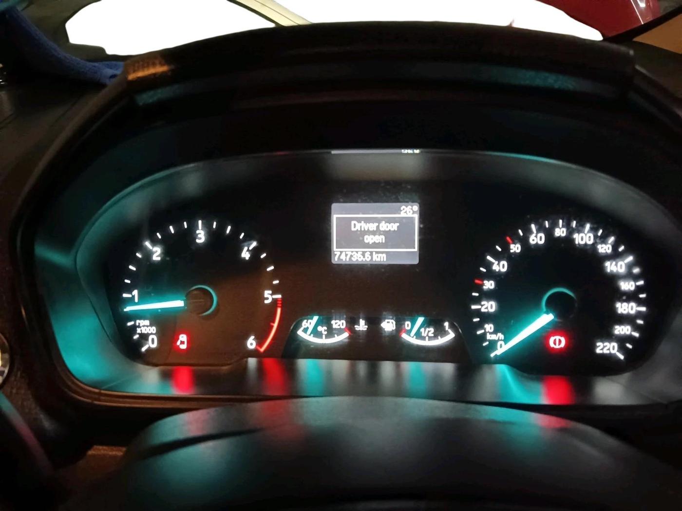 2018 Ford Ecosport TITANIUM 1.5L DIESEL, Diesel, Manual, 74,735 km, interior