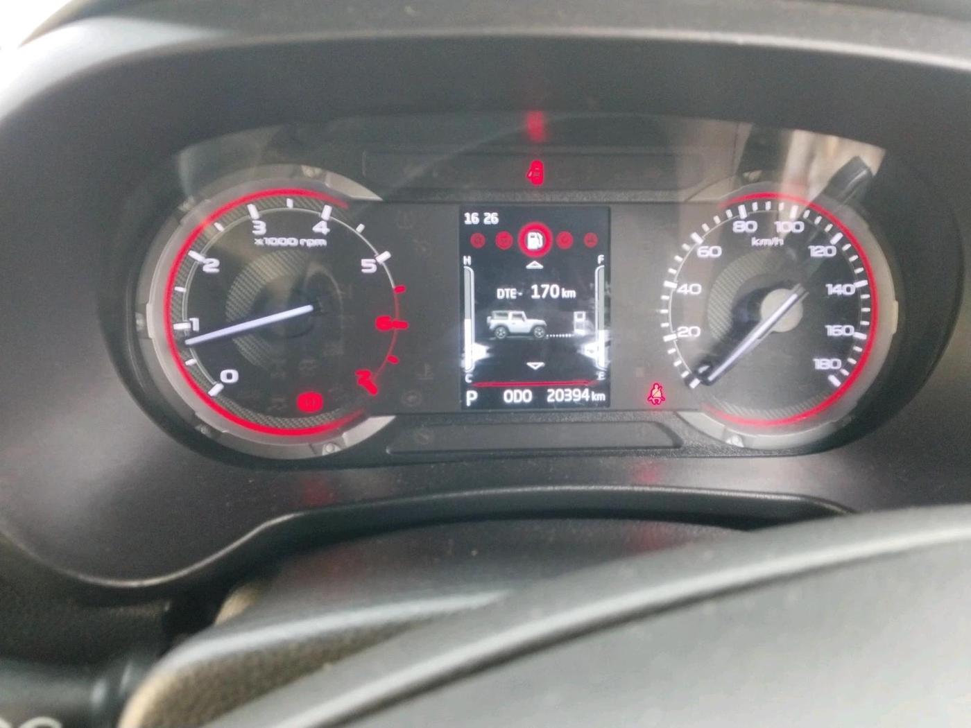 2021 Mahindra Thar LX PETROL HT 4WD AT, Petrol, Automatic, 20,394 km, interior