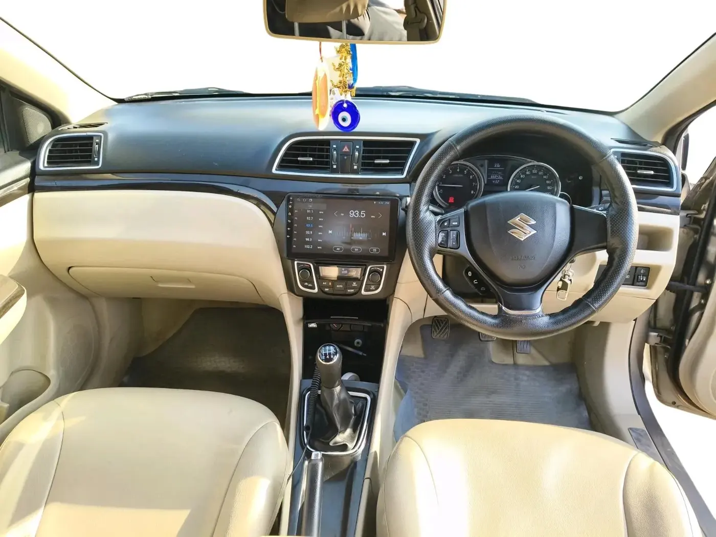 2017 Maruti Ciaz DELTA 1.4 MT PETROL, Petrol, Manual, 66,843 km, interior
