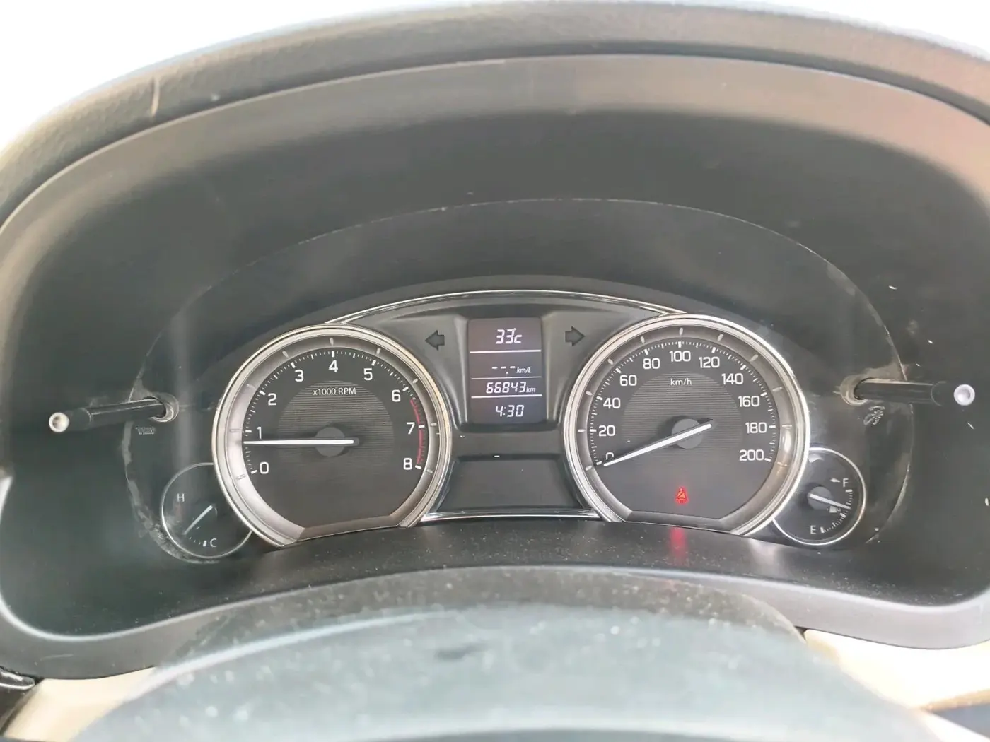 2017 Maruti Ciaz DELTA 1.4 MT PETROL, Petrol, Manual, 66,843 km, interior