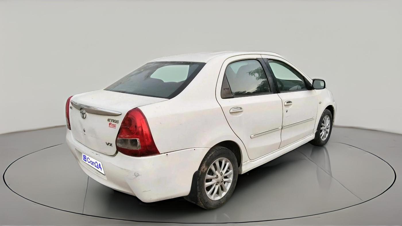 2011 Toyota Etios VX, Petrol, Manual, 72,441 km, exterior