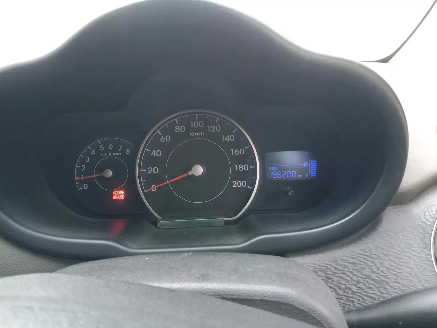 2012 Hyundai i10 MAGNA 1.1, CNG, Manual, 1,96,208 km, interior