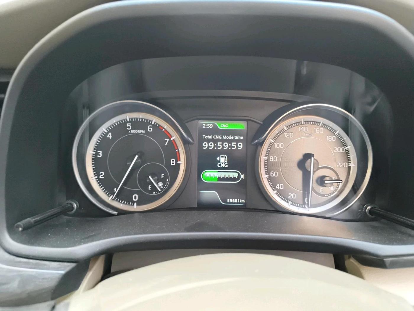2023 Maruti Ertiga   VXI (O) CNG, CNG, Manual, 59,681 km, interior