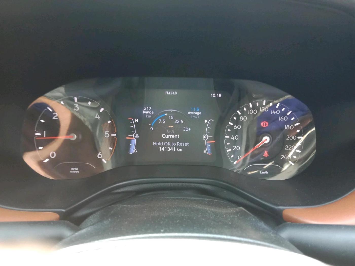 2023 Jeep Compass LIMITED (O) 2.0 DIESEL, Diesel, Manual, 1,41,341 km, interior